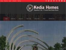 Tablet Screenshot of kediahomes.com